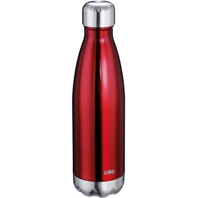 Cilio Elegante Termoláhev 500 ml metalicky červená
