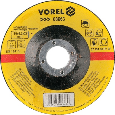Vorel Kotouč na kov 115 x 22 x 6,0 mm TO-08663