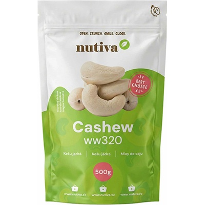 NUTIVA Kešu natural 500 g