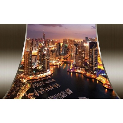 Preinterier FT3276 Fototapeta na stenu Dubaj – východ slnka vlies 104cm x 70cm