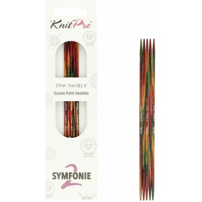 KnitPro Symfonie2 obojstranné ihlice 15cm 2,75mm