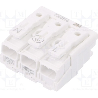 WAGO 294-4013 Instalační; 24A; 500V; zasouvací,pružinová svorka; 0,5÷2,5mm2