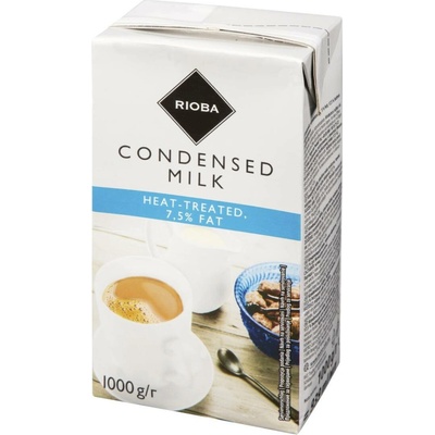 Rioba Mléko kondenzované UHT 7,5% 1 kg