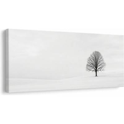 Dovido Obraz osamělý strom života ve sněhu - 120x60