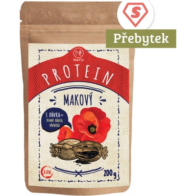 NATU Makový protein RAW 200 g