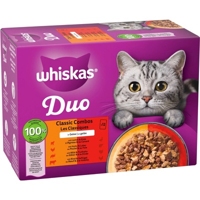 JumboWhiskas Duo kapsičky 96 x Ocean Delights v želé 85 g