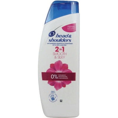 Head & Shoulders Smooth & Silky 2in1 Anti-Dandruff Shampoo & Conditioner Šampón proti lupinám 2 v 1 330 ml