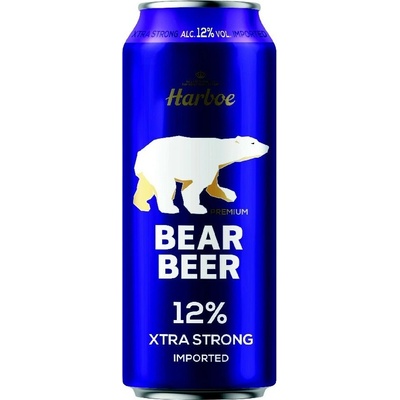 Harboe Bear Beer Extra Strong 12% 0,5 l (plech)