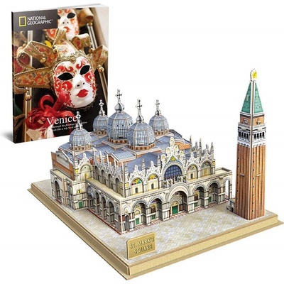 CubicFun 3D puzzle National Geographic: Náměstí svatého Marka 107 ks