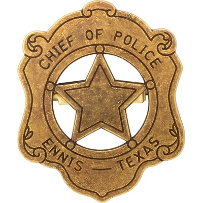 Unknown Replika odznak, hvězda Chief of Police Ennis Texas