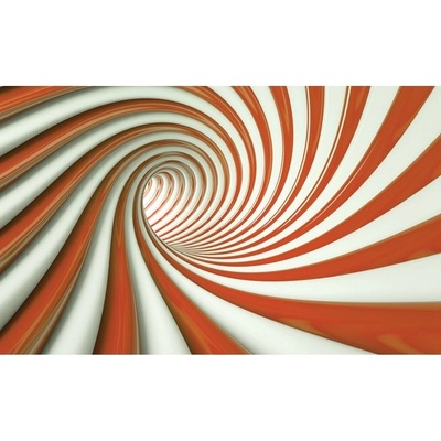 Preinterier FT3734 Fototapeta na stenu Oranžový tunel vlies 104cm x 70cm