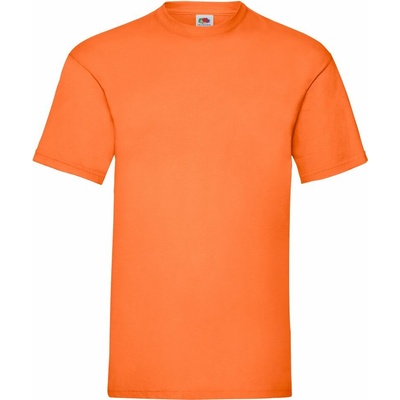Fruit of the Loom Valueweight T pánské tričko s krátkým rukávem oranžová