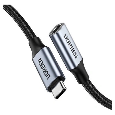 Ugreen US372 USB-C 3.1 Gen2 (M) - USB-C 3.1 Gen2 (F), 1m, černý