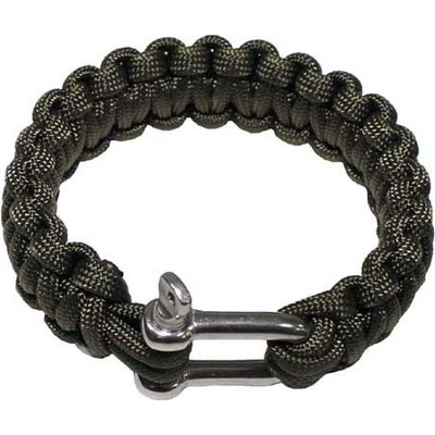 MFH paracord kovová spona 2,3 cm olivová