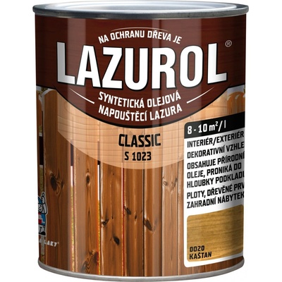 Lazurol Classic S1023 0,75 l kaštan – Hledejceny.cz