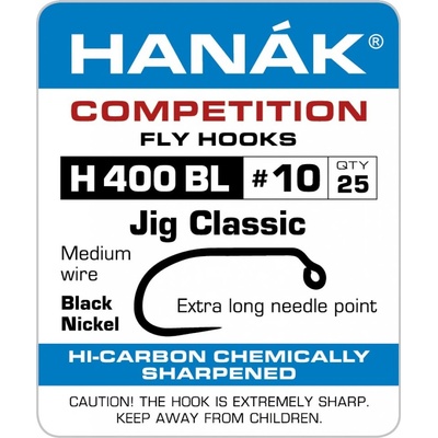 Hanák Competition Muškařský háček jigový Classic vel.10 25 ks