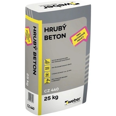 Weber.bat Beton - suchá betonová směs - 25 kg balení 25 kg (ks)