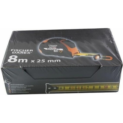 Fisher Metr svinovací 8 m x 25 mm magnetický Darex 198105