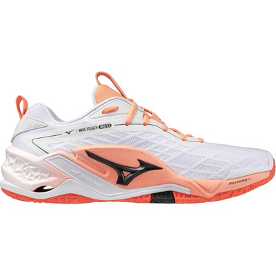 Mizuno Wave Stealth Neo 2.1 Unisex White Black Flamingo Coral – Hledejceny.cz