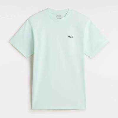 Vans Left Chest Logo Tee Em Modrá