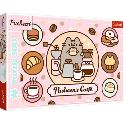 TREFL Pusheen v kaviarni 500 dielov