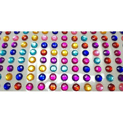 Nalepovacie kamienky10 mm mix DY645