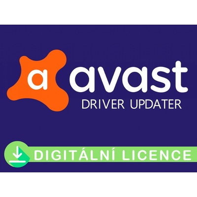 AVAST DRIVER UPDATER 3 zařízení 1 rok DRW.3.12M