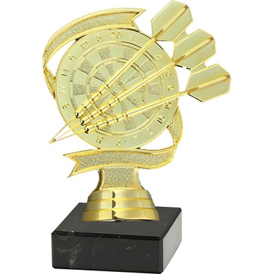 Soška šipky sportovní pohár 14,6 cm