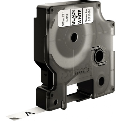 Dymo 40913 černý tisk/bílý podklad, 7m, 9mm – Hledejceny.cz