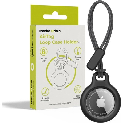 Mobile Origin Airtag Loop Case Holder A1 (MO-ALCH-BLK-A1) černé – Hledejceny.cz