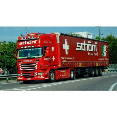 Italeri Model Kit návěs 3918 Curtainside Trailer 1:24