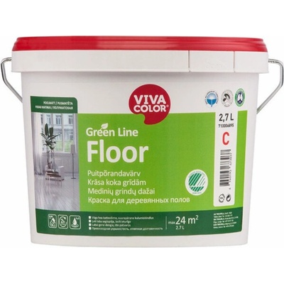 Vivacolor Green Line Floor A, bílá, 2,7l
