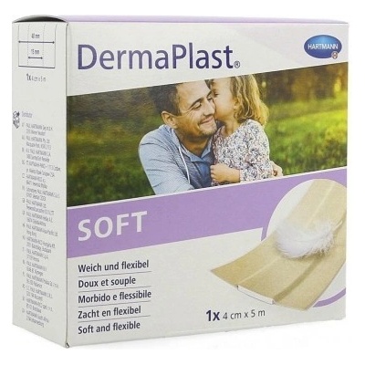 Dermaplast Sensitive náplasť na rany z netkaného textilu 4 cm x 5 m 1 ks
