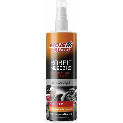 Moje Auto Cockpit spray MLÉKO BLACK lesklý 300 ml
