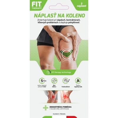 Fit Therapy Náplasť koleno 3 ks