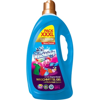 Waschkönig Color prací gel 5,01 l 167 PD