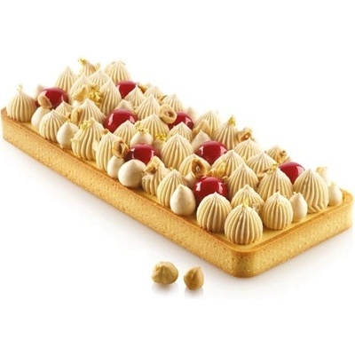 Silikomart forma na tartaletky Tarte Ring ráfek obdélník 26,5x10,5 cm