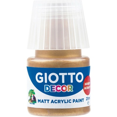 Akrylová barva Giotto Decor matt 25 ml zlatá – Hledejceny.cz