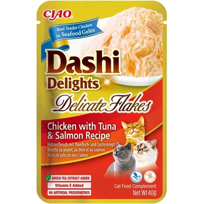 Dashi Delights Delicate Flakes Chicken & Tuna & Salmon 40 g