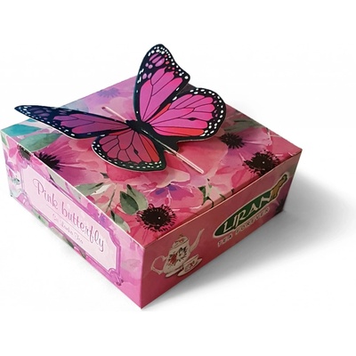 Liran Dárkové balení čaje Pink Butterfly 5 x 2 g