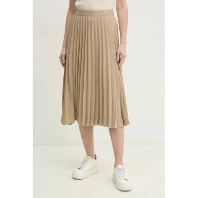 Tommy Hilfiger Sukňa WW0WW43886 béžová
