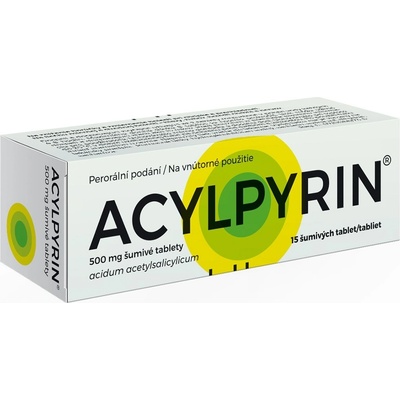 Acylpyrin 500 mg šumivé tablety tbl.eff.15 x 500 mg