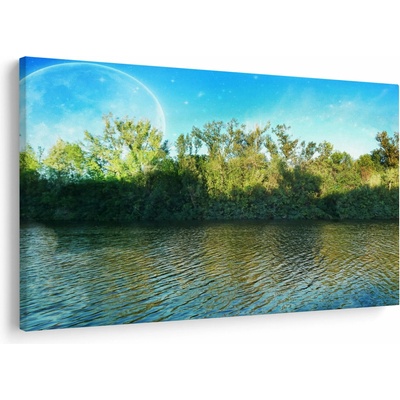 Obraz - jezero, jednodílný 90x60 cm
