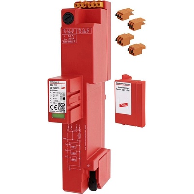 DEHN 909630 DSH ZP 2 SG TNC 255 kombinovaný chránič proti prepätiu Přepětová ochrana pre: zbernice 40 mm Piece 1 ks