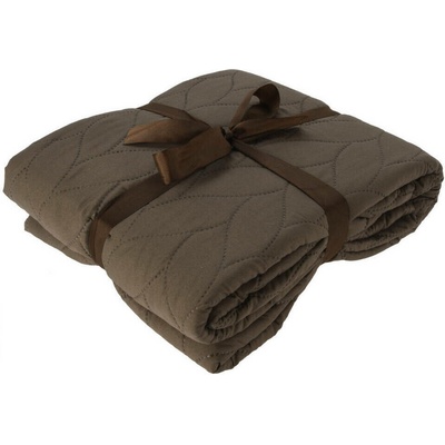 Homestyling Deka prošívaná Premium hnědá 200x220