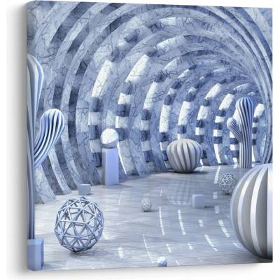Obraz - 3D abstrakcia, jednodielne 50x50 cm