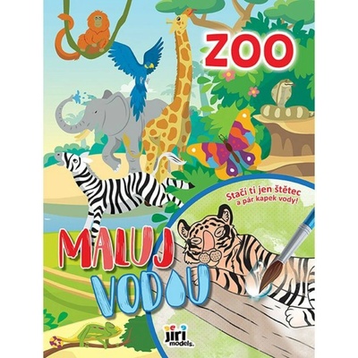 Jiri Models Jiří Models Maľuj vodou A4 Zoo