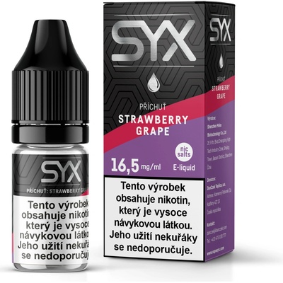 SYX NS Strawberry Grape 10 ml 16,5 mg