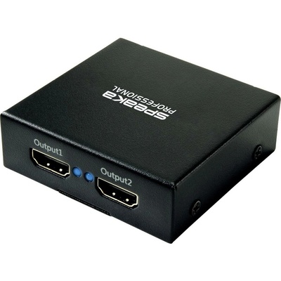 SpeaKa Professional SP-HDS-220 1 + 2 porty HDMI rozbočovač UHD 3840 x 2160 Pixel černá – Hledejceny.cz