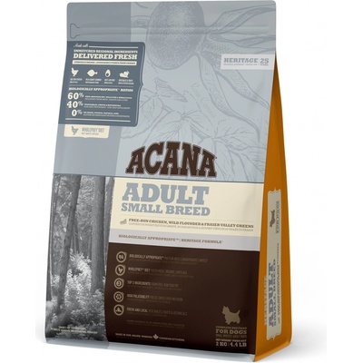Acana Heritage Adult Small Breed Chicken 2 kg – Hledejceny.cz